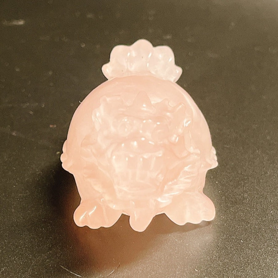 ローズクオーツの龍亀(ロングイ)